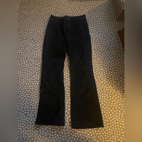 J. Crew Denim - J crew super flared jeans either trouser pocket size 28 black